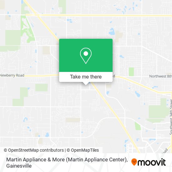 Mapa de Martin Appliance & More (Martin Appliance Center)