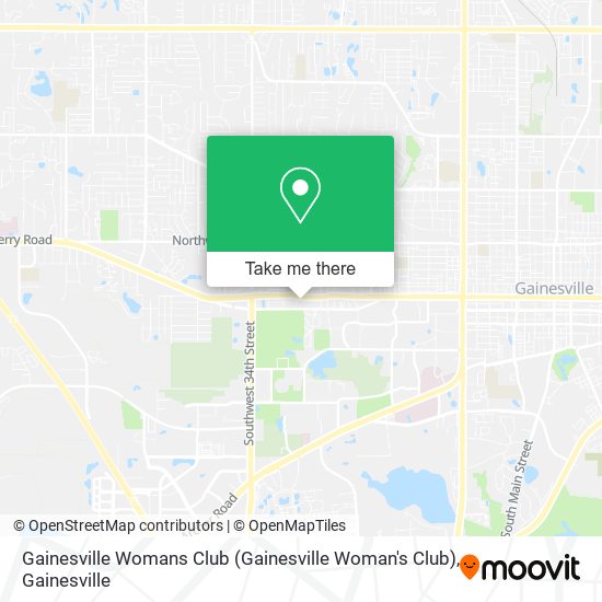 Gainesville Womans Club (Gainesville Woman's Club) map