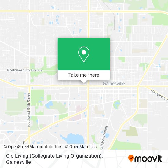 Clo Living (Collegiate Living Organization) map