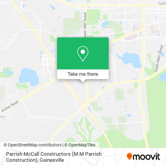 Parrish McCall Constructors (M M Parrish Construction) map