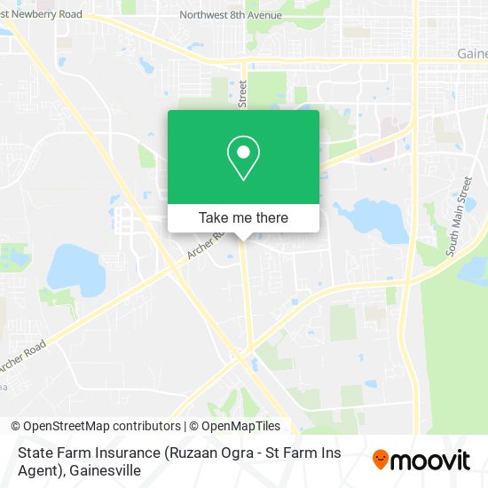 Mapa de State Farm Insurance (Ruzaan Ogra - St Farm Ins Agent)