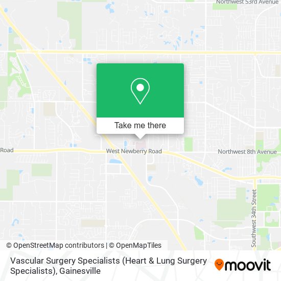 Mapa de Vascular Surgery Specialists (Heart & Lung Surgery Specialists)