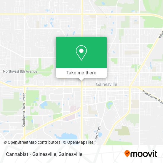 Mapa de Cannabist - Gainesville