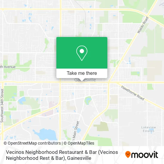 Mapa de Vecinos Neighborhood Restaurant & Bar