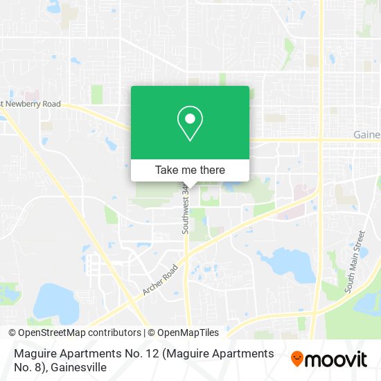 Mapa de Maguire Apartments No. 12