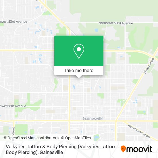 Mapa de Valkyries Tattoo & Body Piercing