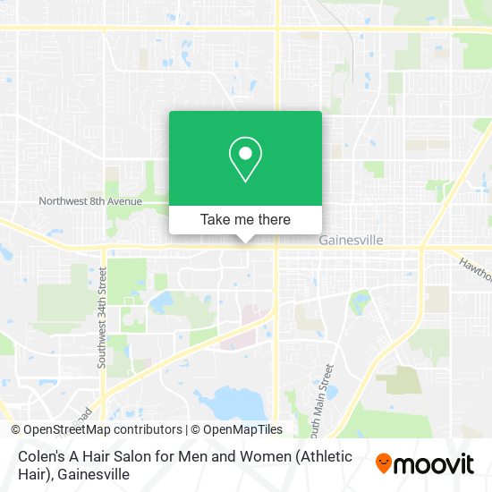 Mapa de Colen's A Hair Salon for Men and Women (Athletic Hair)