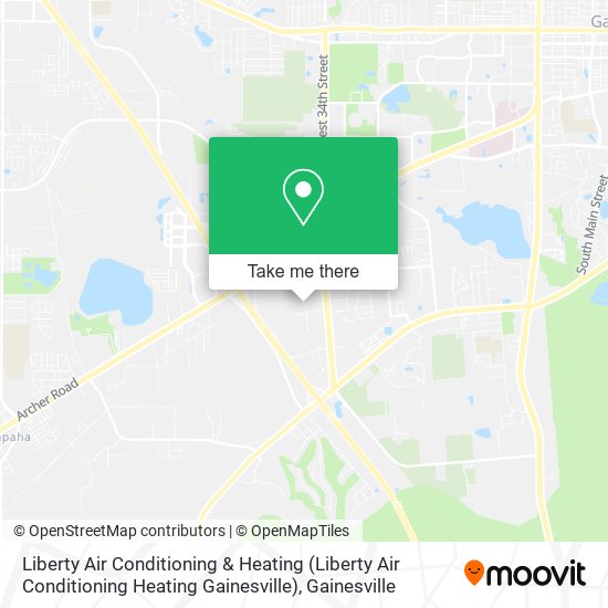 Mapa de Liberty Air Conditioning & Heating