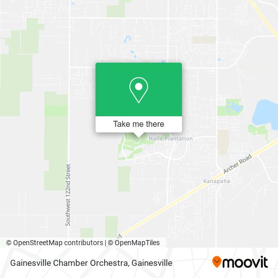 Gainesville Chamber Orchestra map