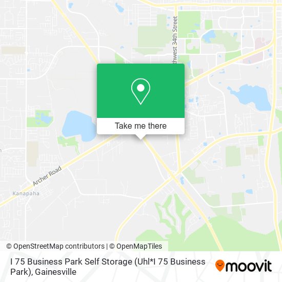 Mapa de I 75 Business Park Self Storage (Uhl*I 75 Business Park)