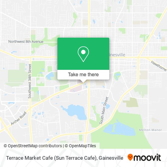 Mapa de Terrace Market Cafe (Sun Terrace Cafe)