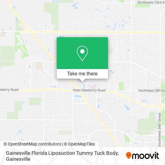 Mapa de Gainesville Florida Liposuction Tummy Tuck Body