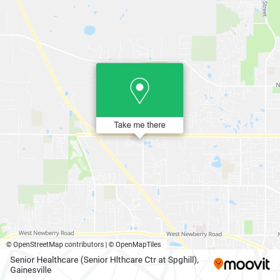 Mapa de Senior Healthcare (Senior Hlthcare Ctr at Spghill)