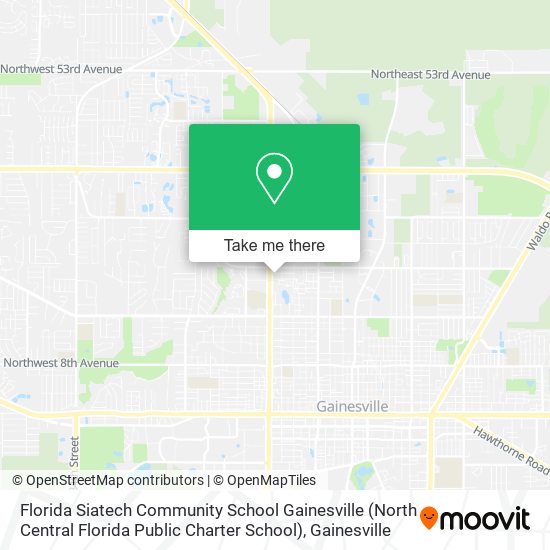 Mapa de Florida Siatech Community School Gainesville (North Central Florida Public Charter School)