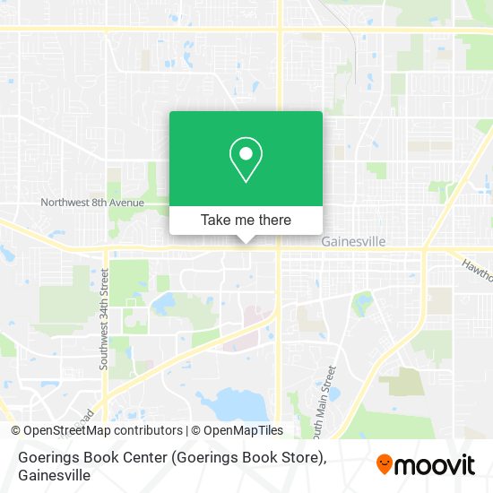 Mapa de Goerings Book Center (Goerings Book Store)