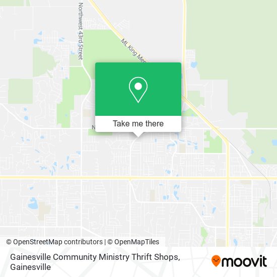 Mapa de Gainesville Community Ministry Thrift Shops