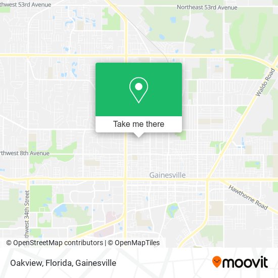 Oakview, Florida map