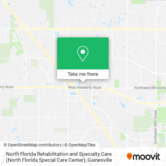 Mapa de North Florida Rehabilitation and Specialty Care (North Florida Special Care Center)