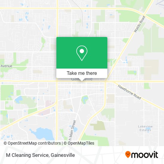 M Cleaning Service map