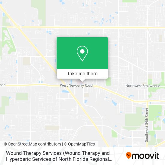 Wound Therapy Services map