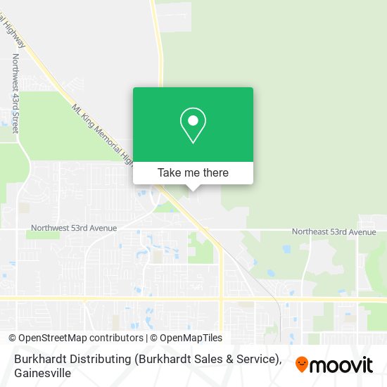 Mapa de Burkhardt Distributing (Burkhardt Sales & Service)