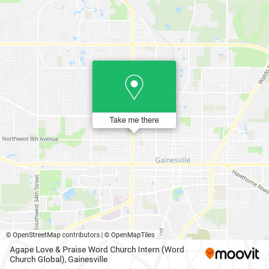 Mapa de Agape Love & Praise Word Church Intern (Word Church Global)