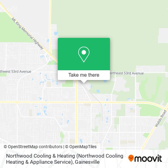 Mapa de Northwood Cooling & Heating (Northwood Cooling Heating & Appliance Service)