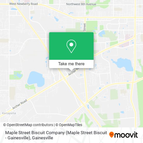 Mapa de Maple Street Biscuit Company