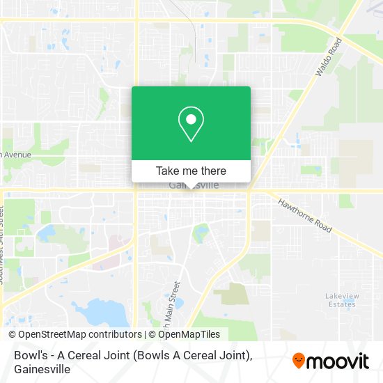 Bowl's - A Cereal Joint (Bowls A Cereal Joint) map