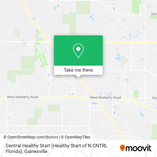 Mapa de Central Healthy Start (Healthy Start of N CNTRL Florida)