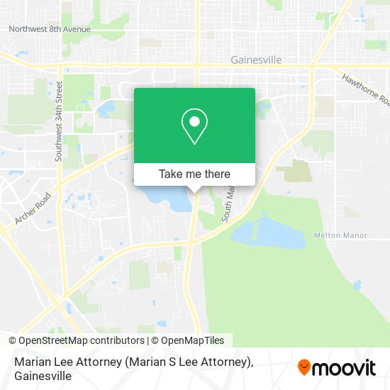 Marian Lee Attorney map