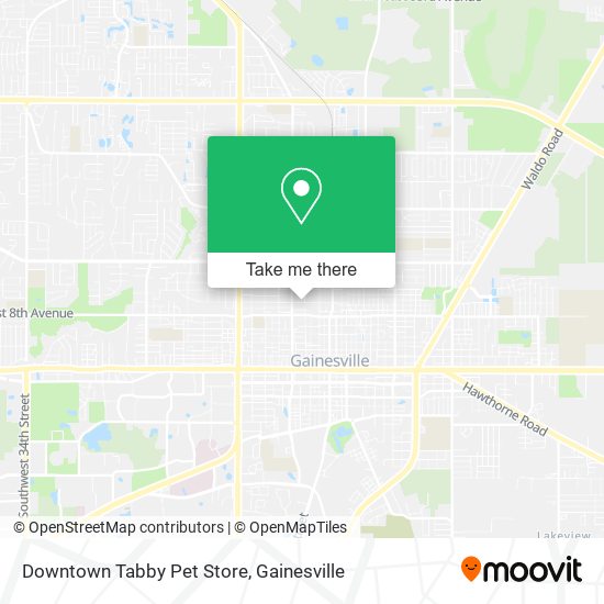 Mapa de Downtown Tabby Pet Store