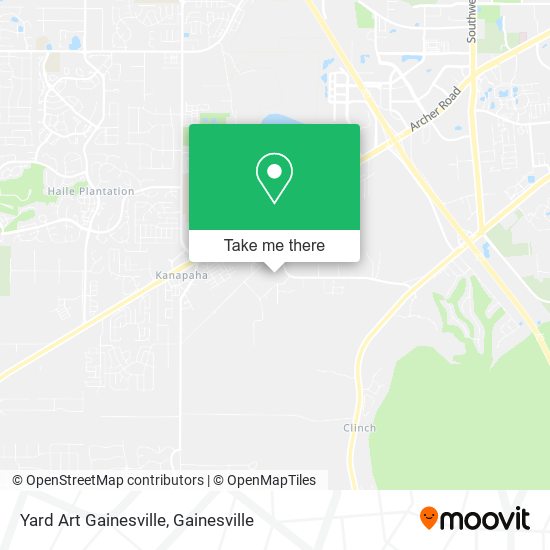Mapa de Yard Art Gainesville