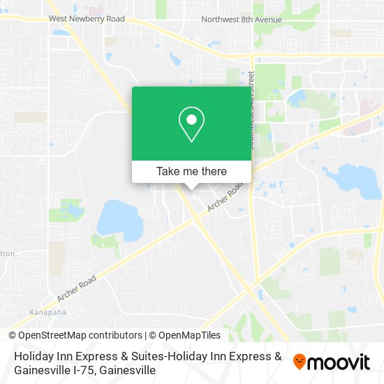 Mapa de Holiday Inn Express & Suites-Holiday Inn Express & Gainesville I-75