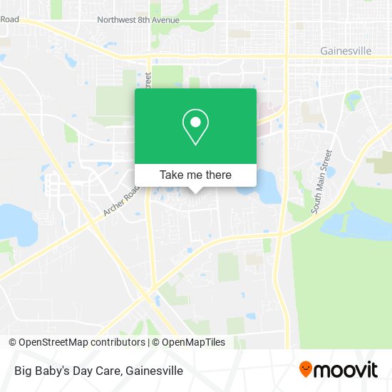 Big Baby's Day Care map