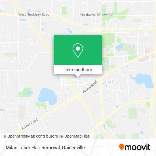 Milan Laser Hair Removal map