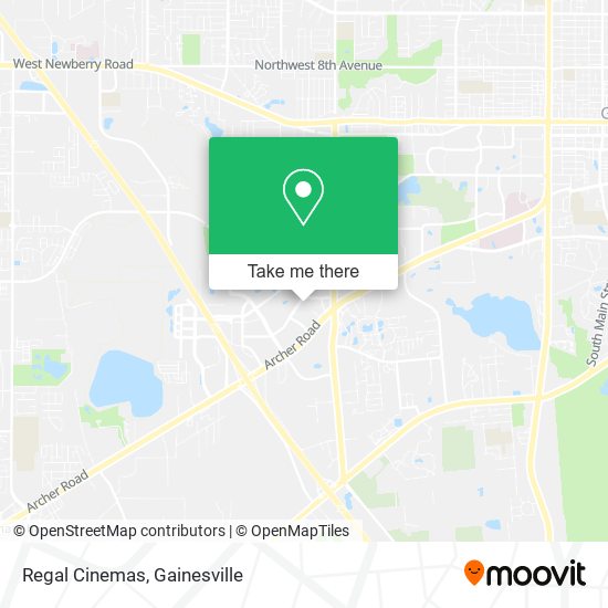 Regal Cinemas map