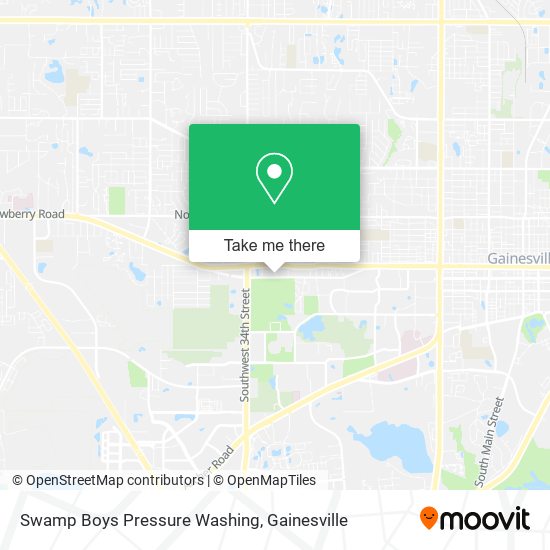 Swamp Boys Pressure Washing map
