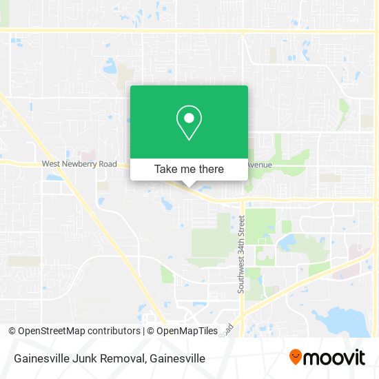 Gainesville Junk Removal map