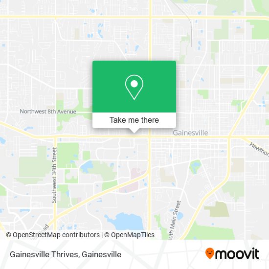 Gainesville Thrives map