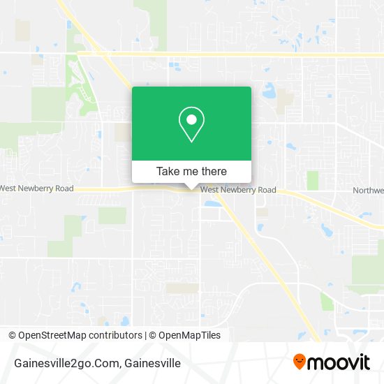 Mapa de Gainesville2go.Com