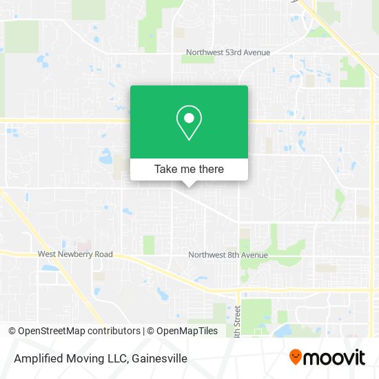 Mapa de Amplified Moving LLC