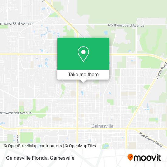 Mapa de Gainesville Florida