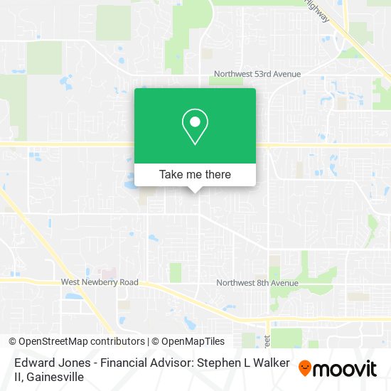 Mapa de Edward Jones - Financial Advisor: Stephen L Walker II