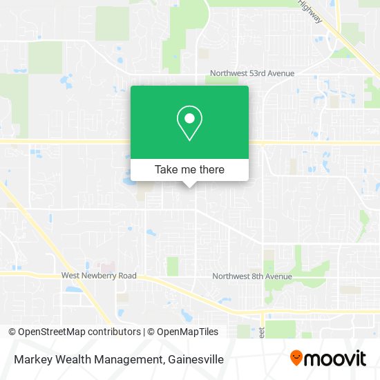 Markey Wealth Management map