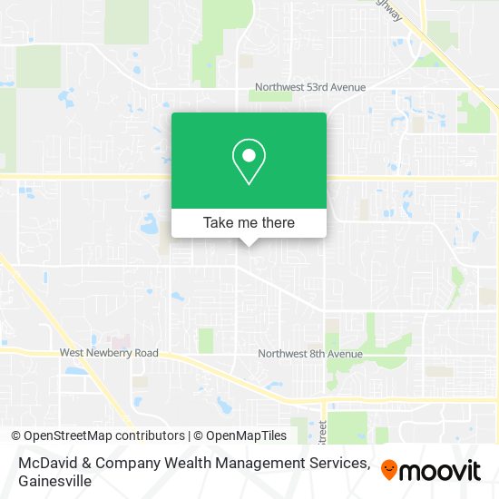 McDavid & Company Wealth Management Services map