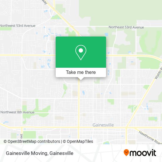 Mapa de Gainesville Moving