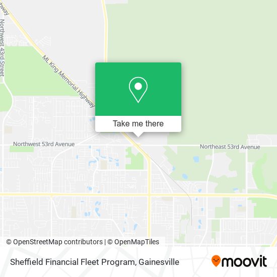 Mapa de Sheffield Financial Fleet Program