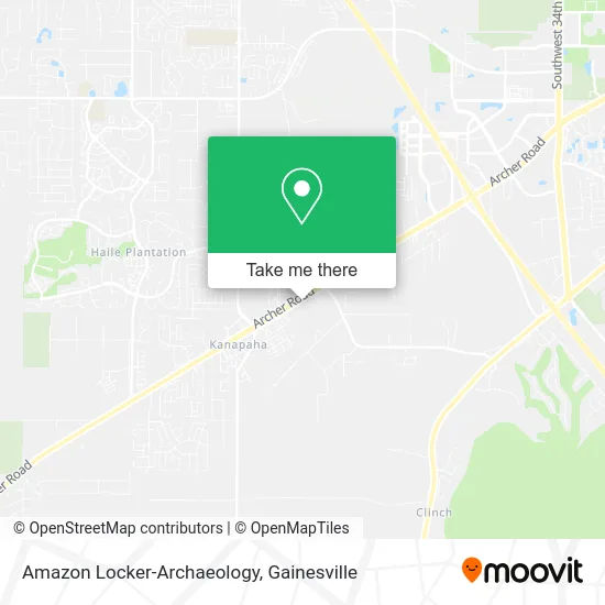 Amazon Locker-Archaeology map