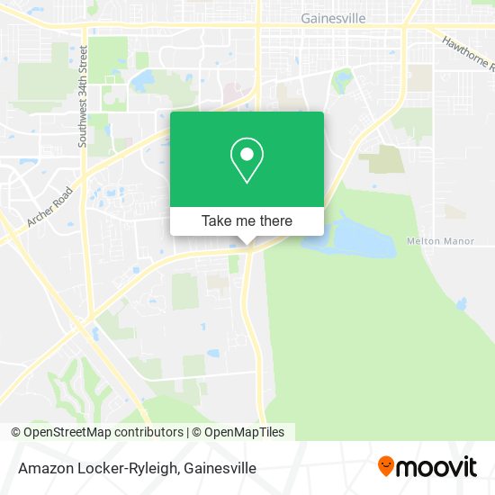 Mapa de Amazon Locker-Ryleigh